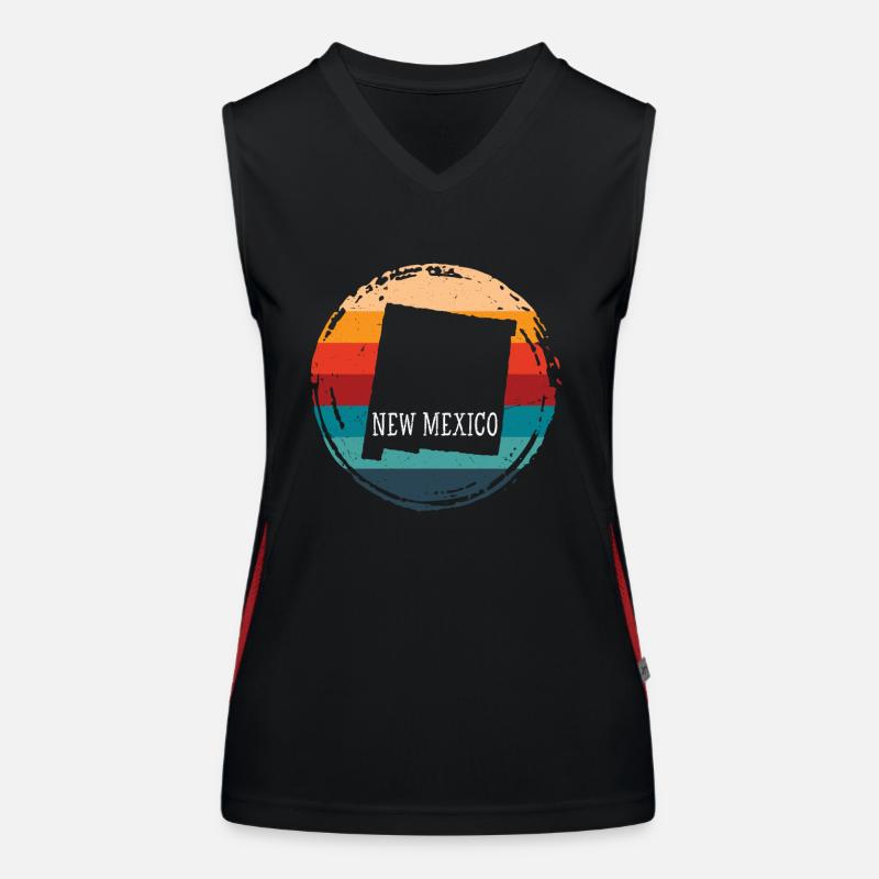 New Mexico Funktionelles Kontrast-Tank Top für Frauen