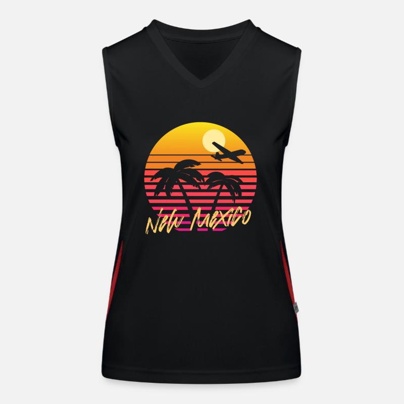 New Mexico Funktionelles Kontrast-Tank Top für Frauen