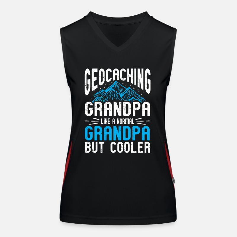 Geocaching Gift Geocacher Geocache Women's Functional Contrast Tank Top