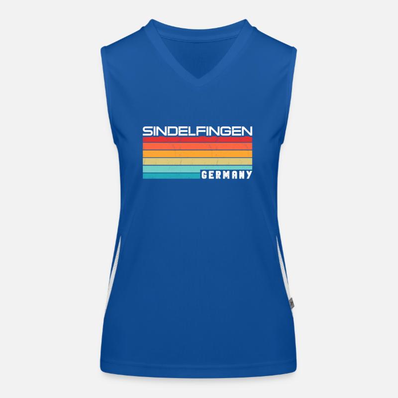Sindelfingenerin Sindelfingener Sindelfingen Débardeur respirant contrasté Femme