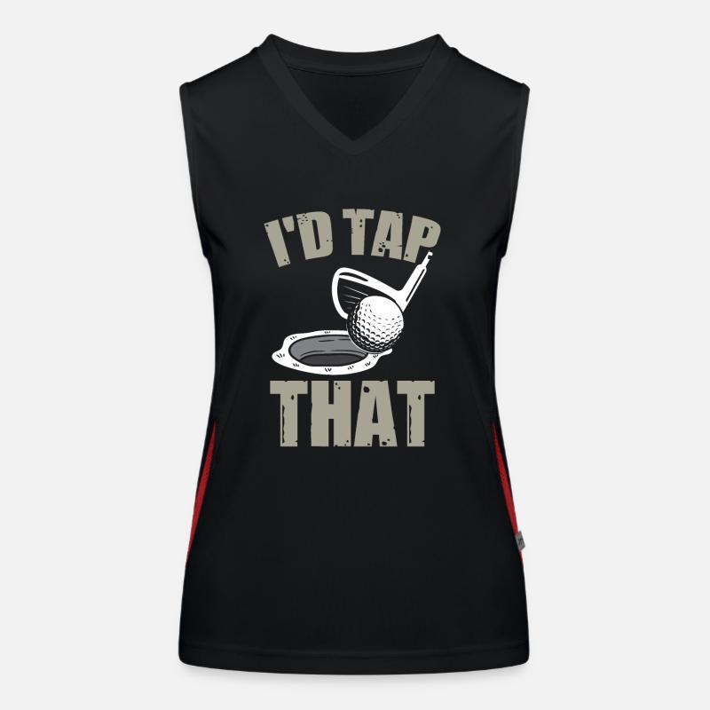 I'd Tap That Women's Functional Contrast Tank Top
