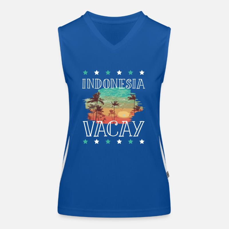 Indonesia Holidays Women's Functional Contrast Tank Top
