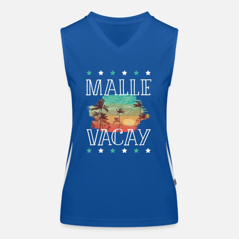 Malle Holidays Women's Functional Contrast Tank Top