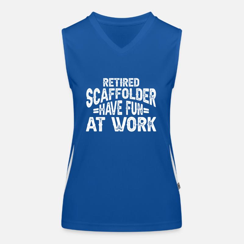 Gerüstbauer Geschenk Handwerker Job Gerüstbauer Funktionelles Kontrast-Tank Top für Frauen