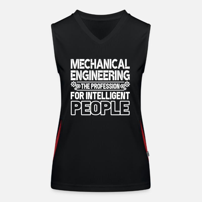 Mechanical Engineer Is For Intelligent People Women's Functional Contrast Tank Top