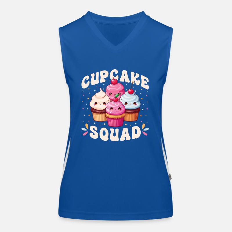 Cupcake Squad Design Kawaii Cupcake Squad Funktionelles Kontrast-Tank Top für Frauen