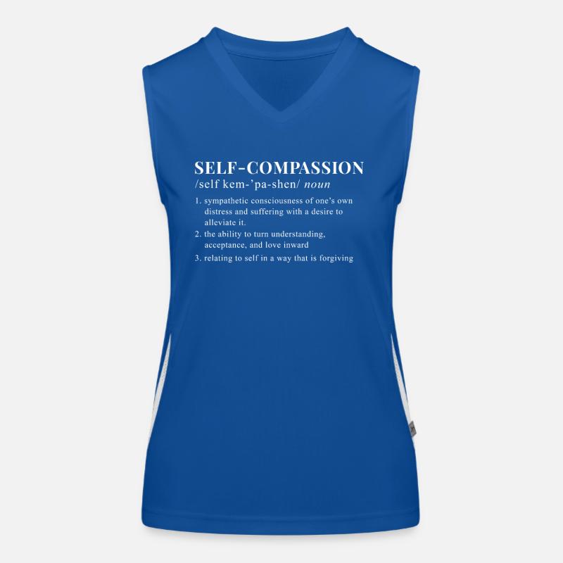 Mindfulness Dire auto-compassion Débardeur respirant contrasté Femme
