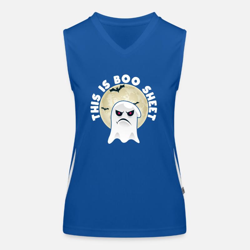 This Is Boo Sheet Ghost Funny Halloween Spooky Funktionelles Kontrast-Tank Top für Frauen