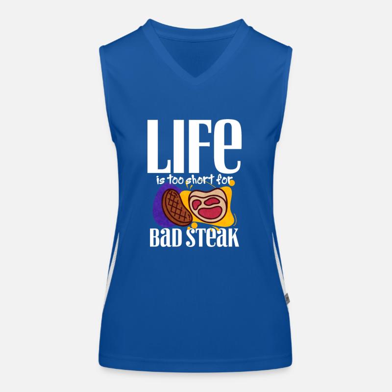 Steak Women's Functional Contrast Tank Top