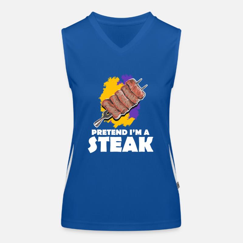 Steak Women's Functional Contrast Tank Top