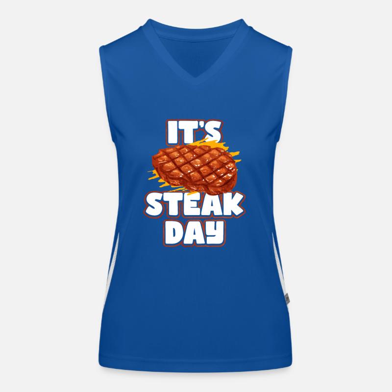 Steak Women's Functional Contrast Tank Top