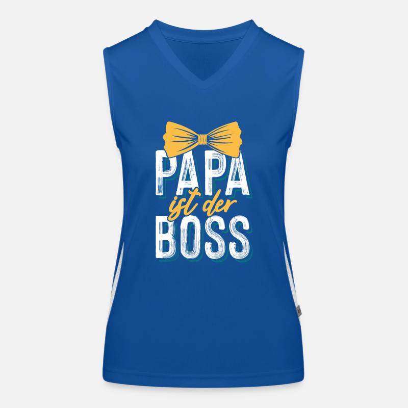Papa chef Funktionelles Kontrast-Tank Top für Frauen