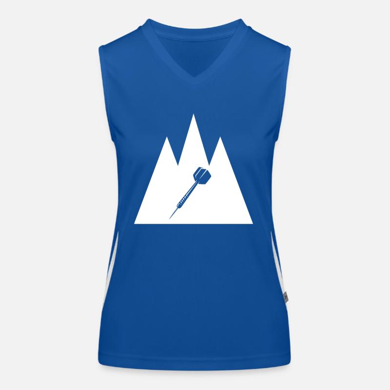 Triangle triple - fléchette - Débardeur respirant contrasté Femme