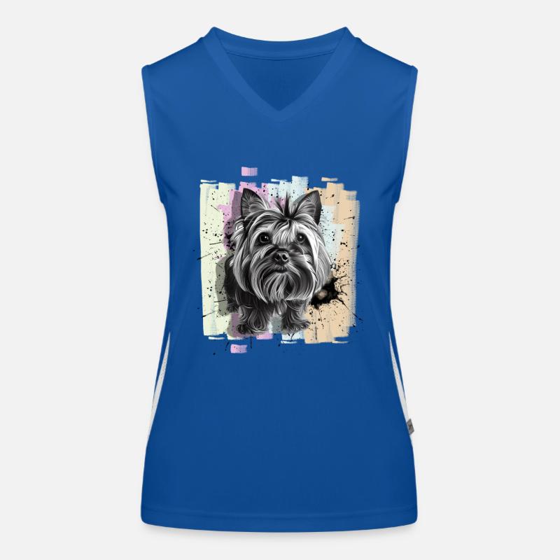 Yorkshire Terrier Débardeur respirant contrasté Femme