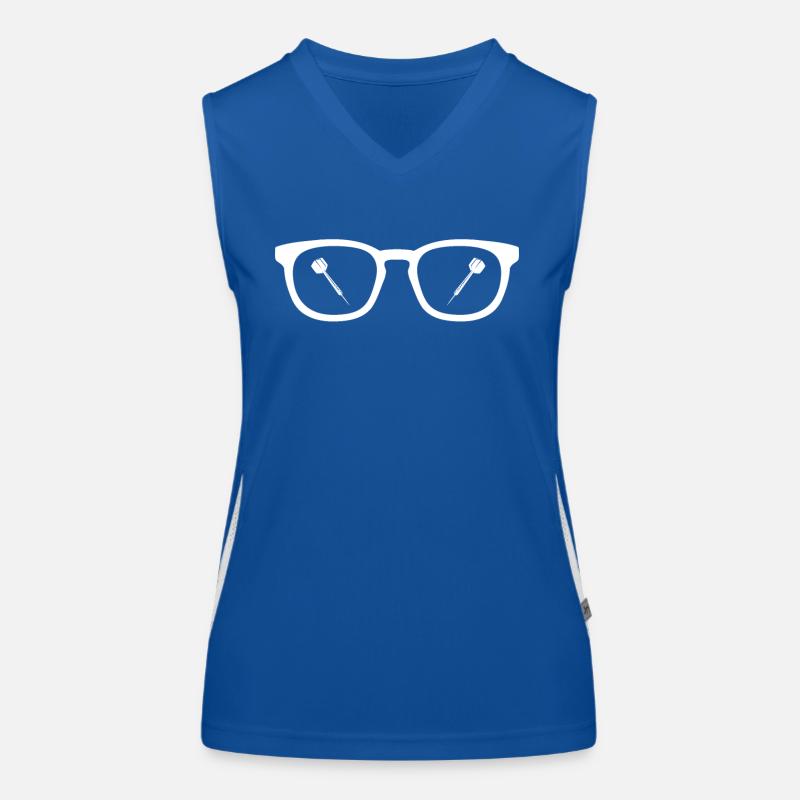 Lunettes de soleil - Fléchettes - Débardeur respirant contrasté Femme