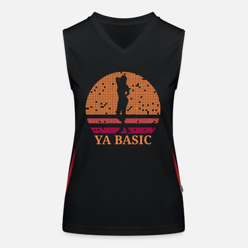 Ya Basic Provocative Sassy Quote Women's Functional Contrast Tank Top