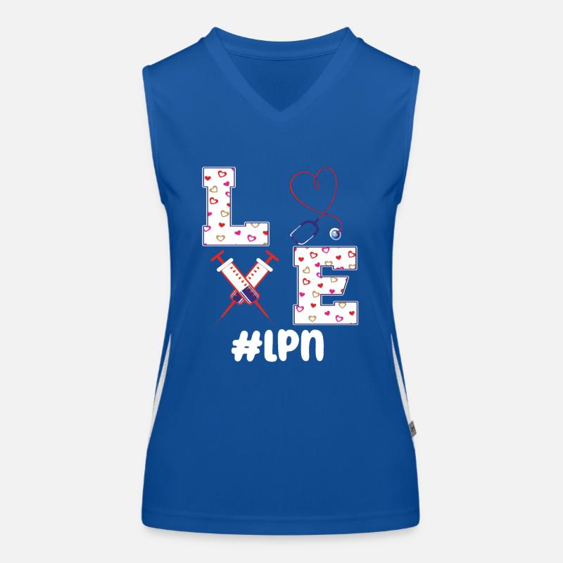 LPN Licensed Practical Nurse Practitioner Women's Functional Contrast Tank Top