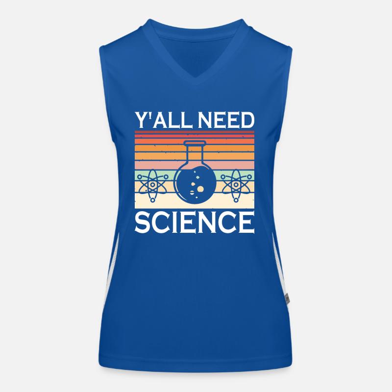 Scientist, physicist, chemist, teacher Women's Functional Contrast Tank Top