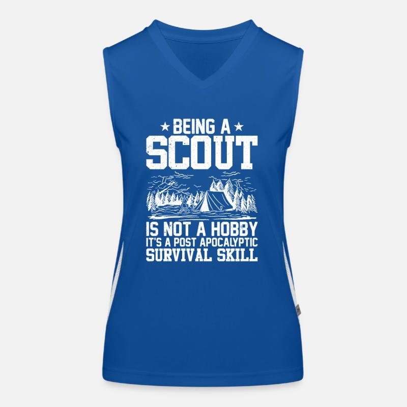 Ein Scout Zu Sein Ist Kein Hobby -Scout -Geschenk Funktionelles Kontrast-Tank Top für Frauen