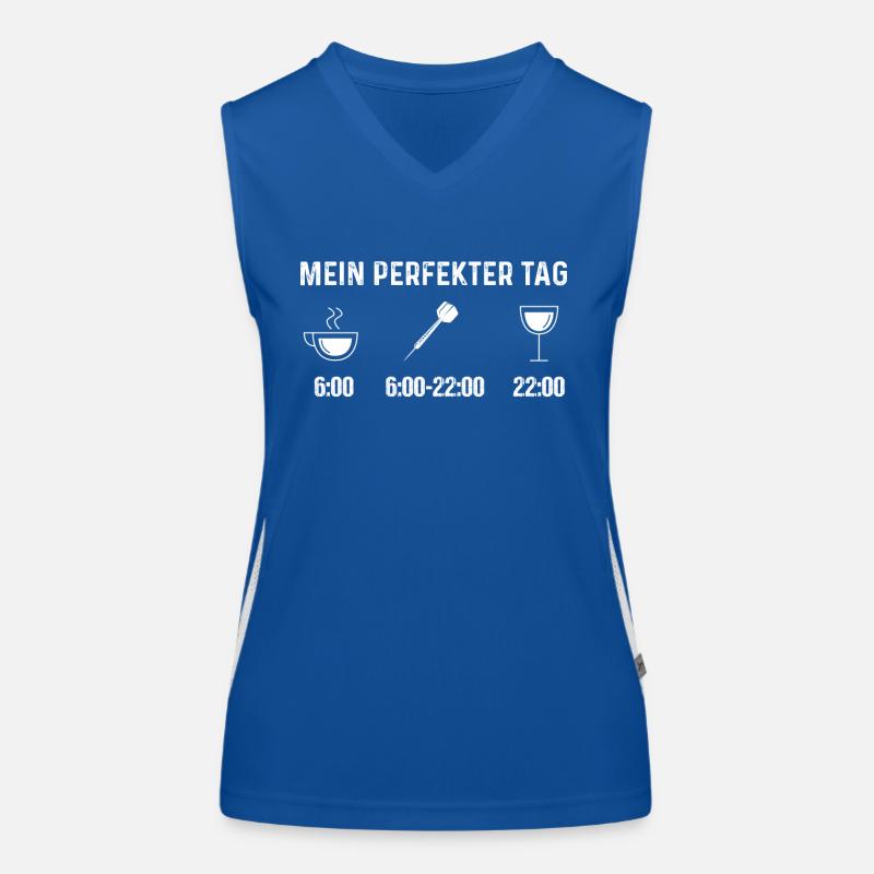 Mein Perfekter Tag 1 - Dart - Funktionelles Kontrast-Tank Top für Frauen
