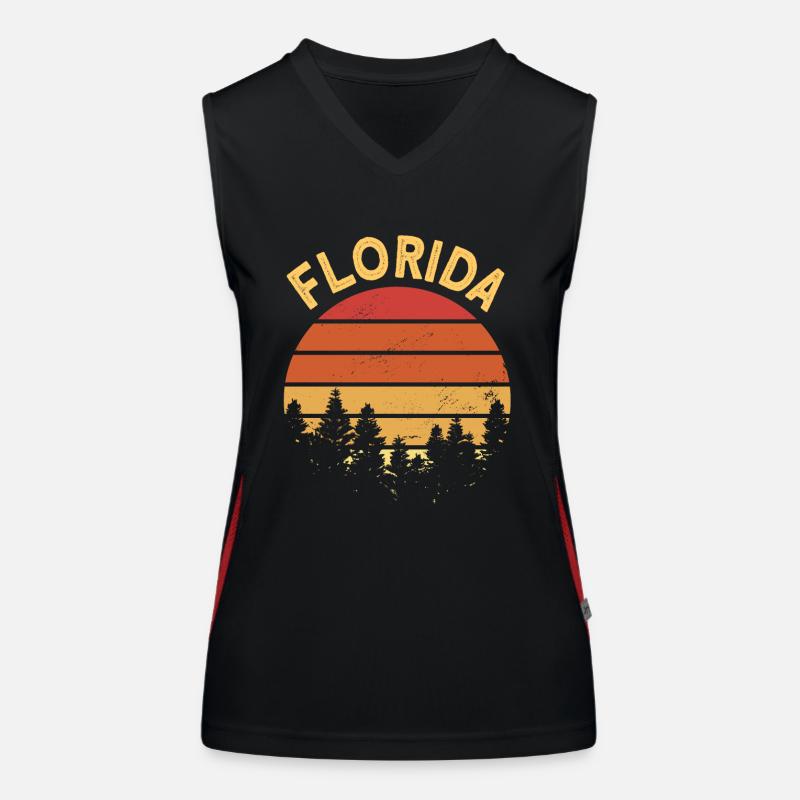 Floride Débardeur respirant contrasté Femme