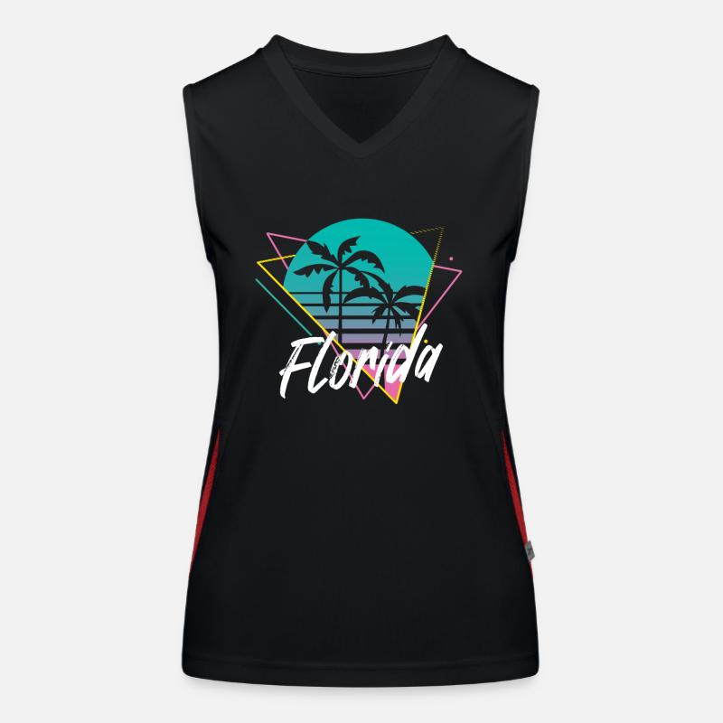 Floride Débardeur respirant contrasté Femme