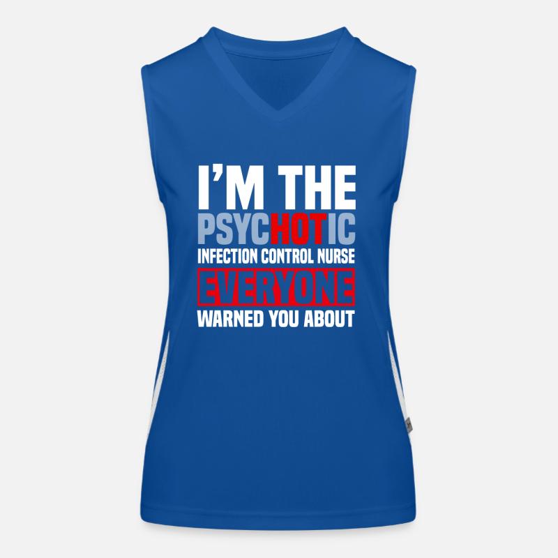 Hygiene Krankenschwester Funktionelles Kontrast-Tank Top für Frauen