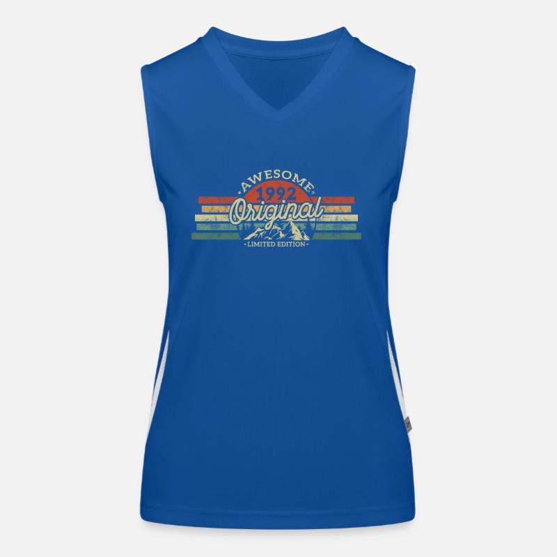 Geburtstag 1992 Vintage Retro Funktionelles Kontrast-Tank Top für Frauen