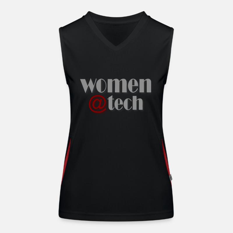 Women@tech Funktionelles Kontrast-Tank Top für Frauen