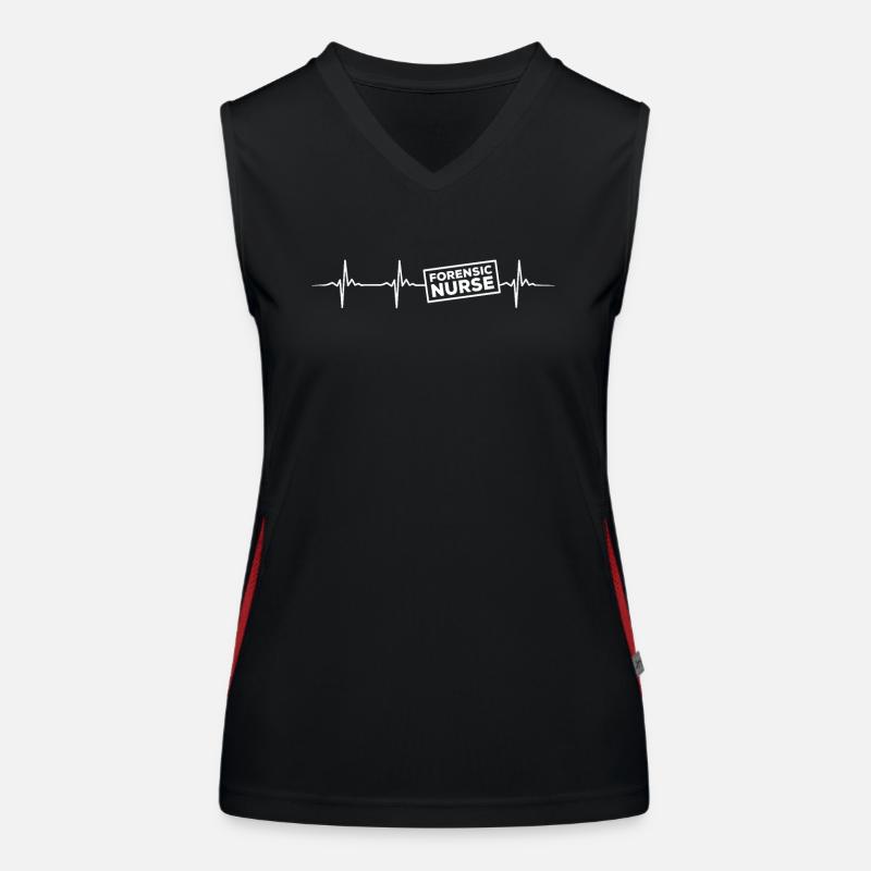 Forensischer Krankenschwester Funktionelles Kontrast-Tank Top für Frauen