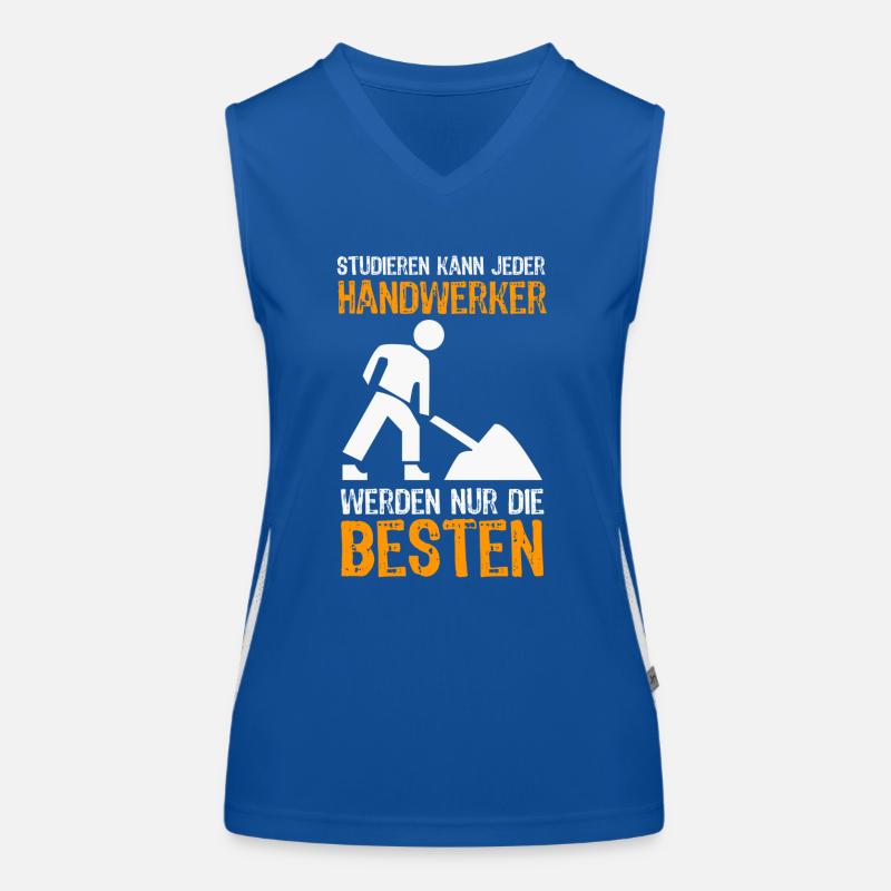 Handwerker Funktionelles Kontrast-Tank Top für Frauen