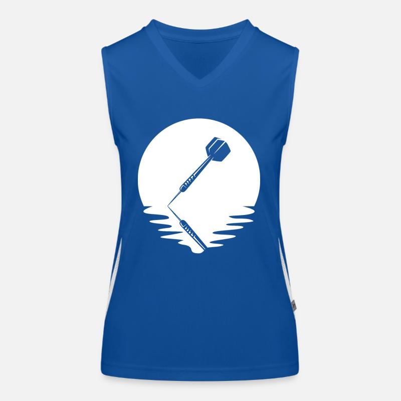 Circle with reflection - Dart - Women's Functional Contrast Tank Top