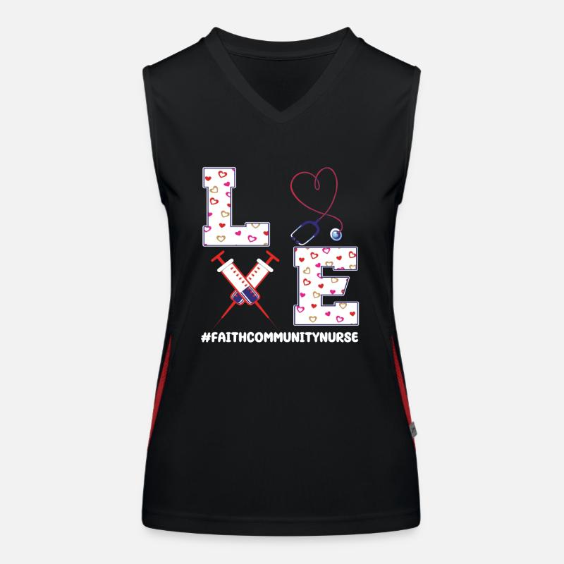 Community Nurse Gift Idea Women's Functional Contrast Tank Top