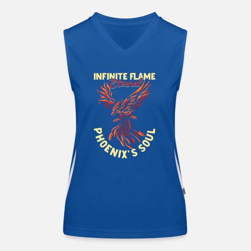 Phoenix Bird Mythical Creatures Women's Functional Contrast Tank Top