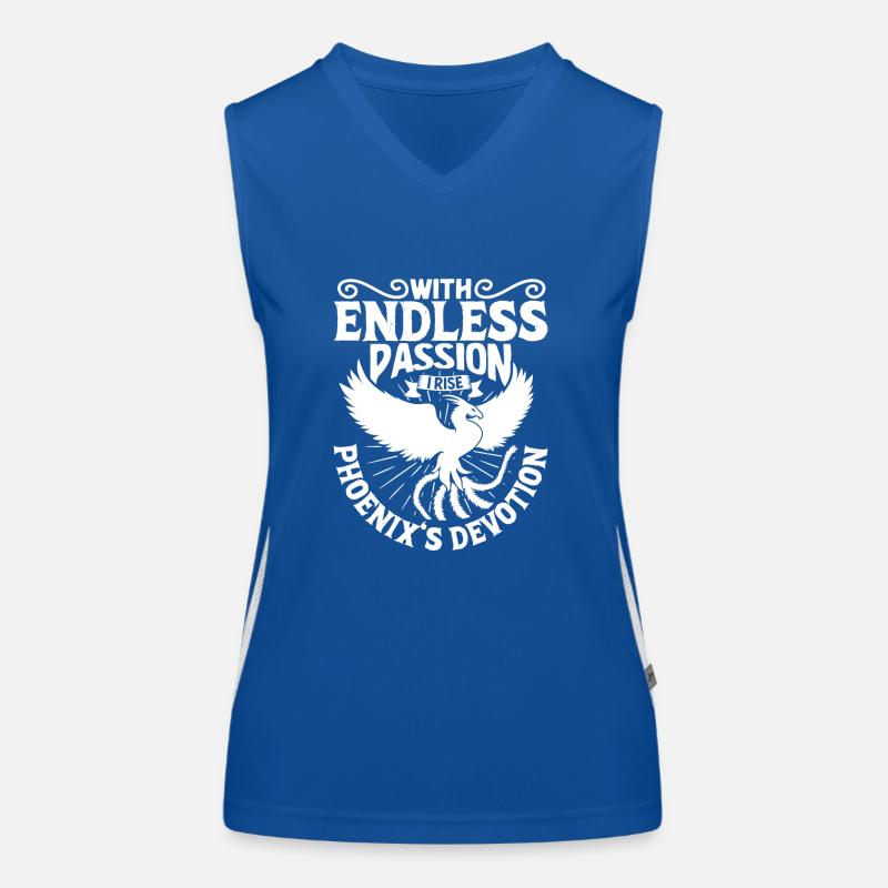 Phoenix Bird Créatures mythiques Débardeur respirant contrasté Femme