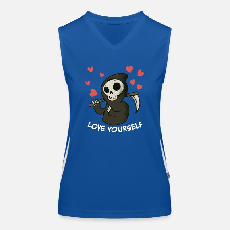 Liebe dich selbst - Selfcare Funktionelles Kontrast-Tank Top für Frauen