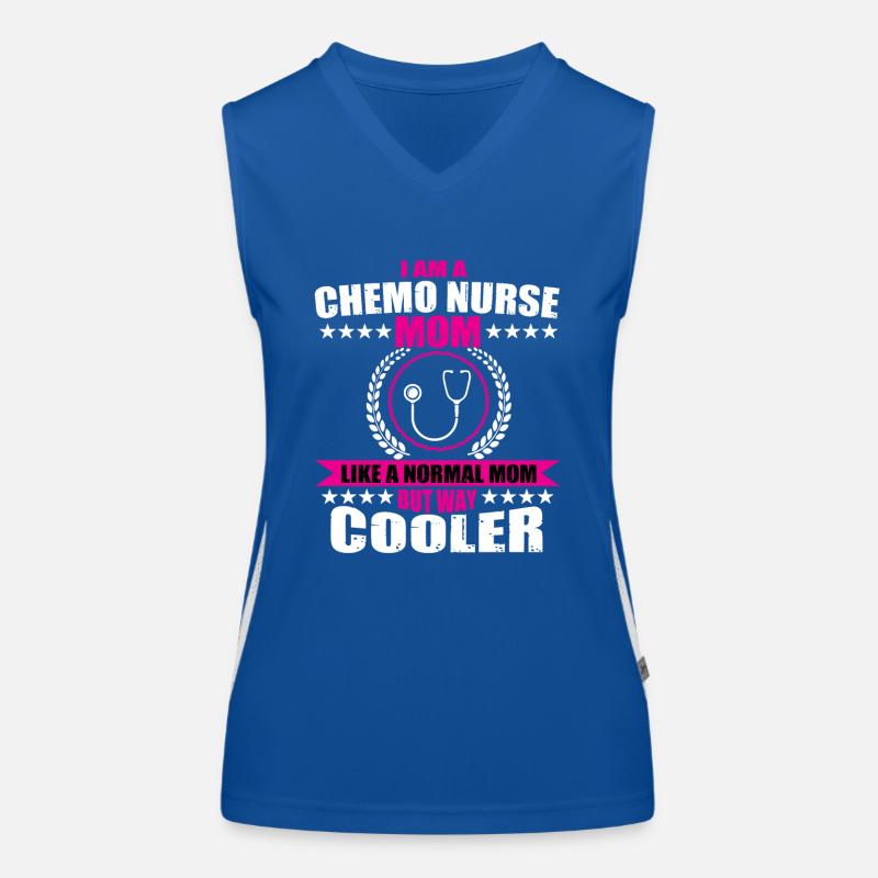 Chemo Krankenschwester Mama Outfit Muttertag Funktionelles Kontrast-Tank Top für Frauen