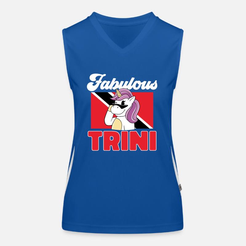 Drapeau de Trinité-et-Tobago Débardeur respirant contrasté Femme
