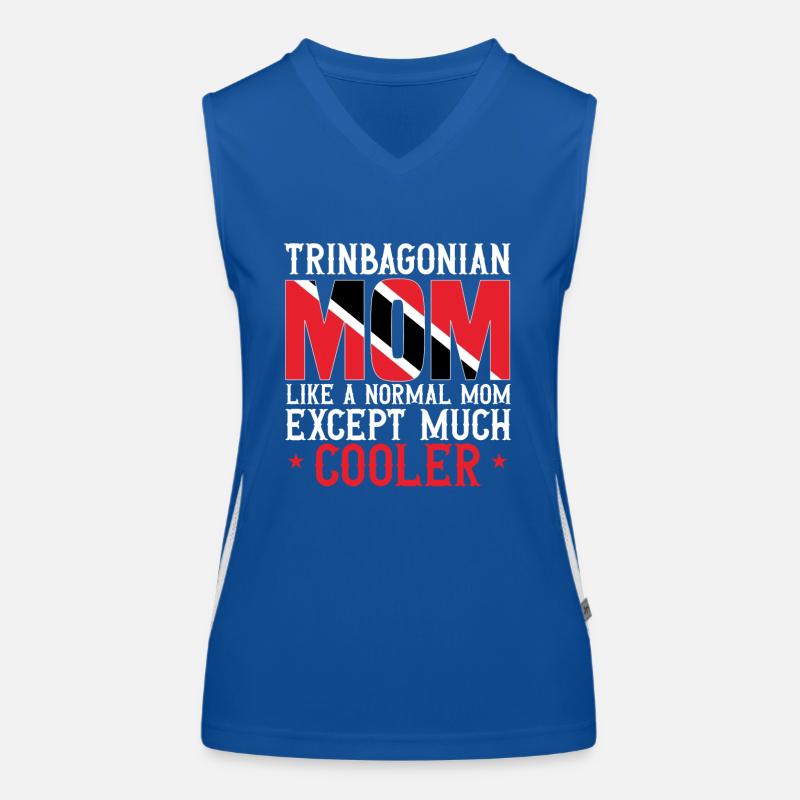 Drapeau de Trinité-et-Tobago Débardeur respirant contrasté Femme