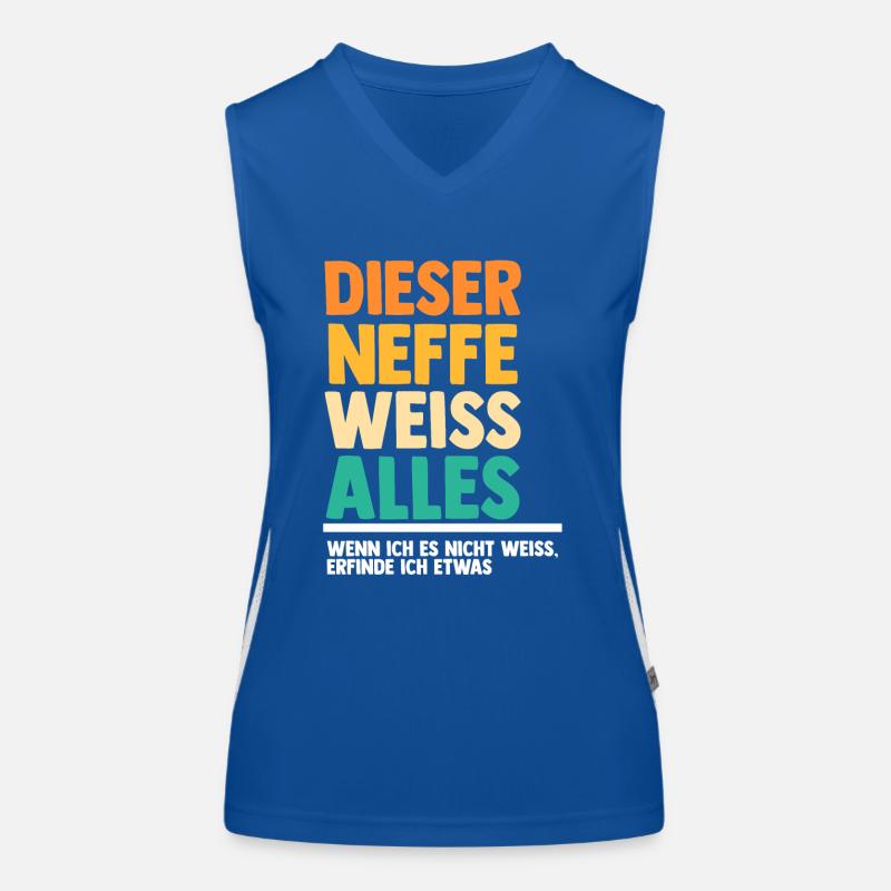 Neffe Funktionelles Kontrast-Tank Top für Frauen