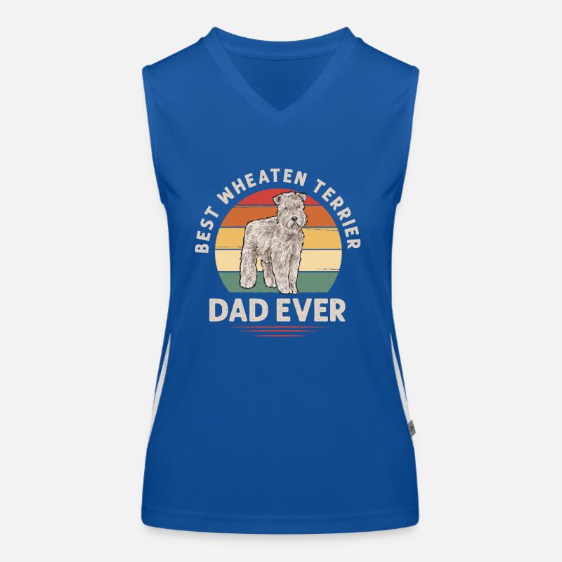 Irish Soft Coated Wheaten Terrier Funktionelles Kontrast-Tank Top für Frauen