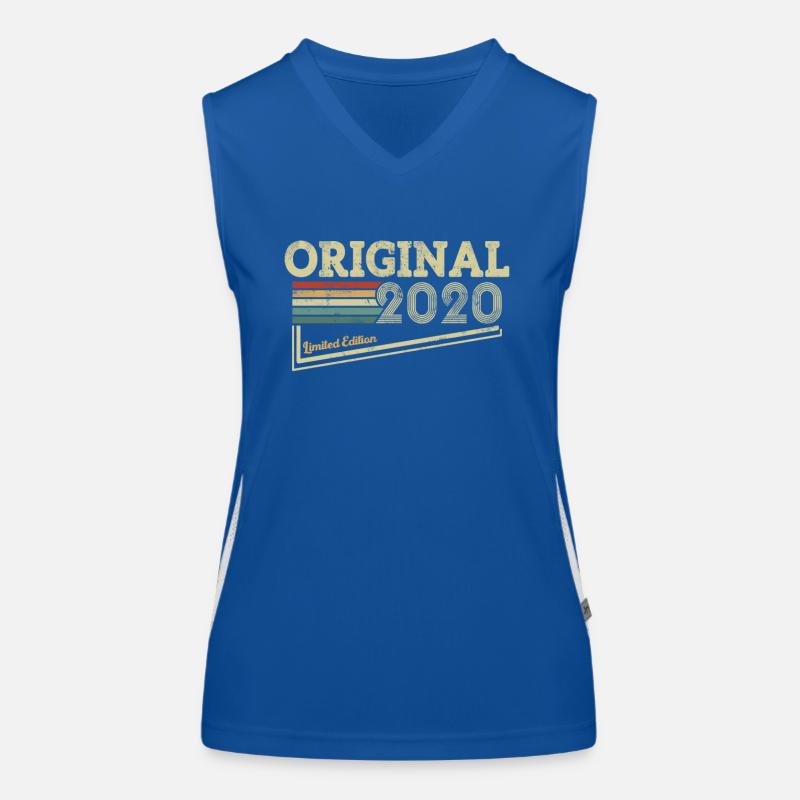 Retro Birthday 2020 Women's Functional Contrast Tank Top