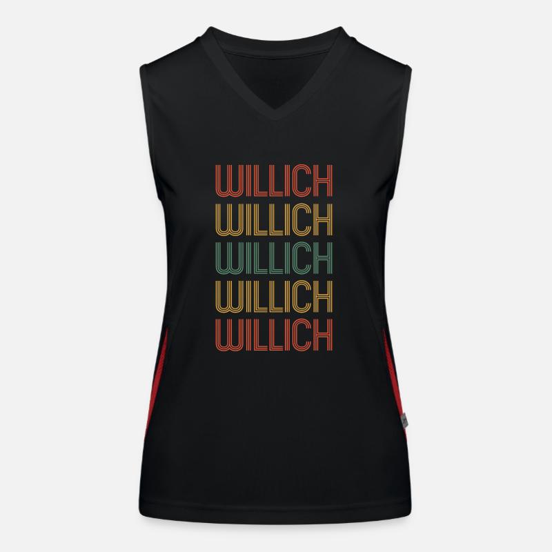 Willicherin Willicher Willich Débardeur respirant contrasté Femme