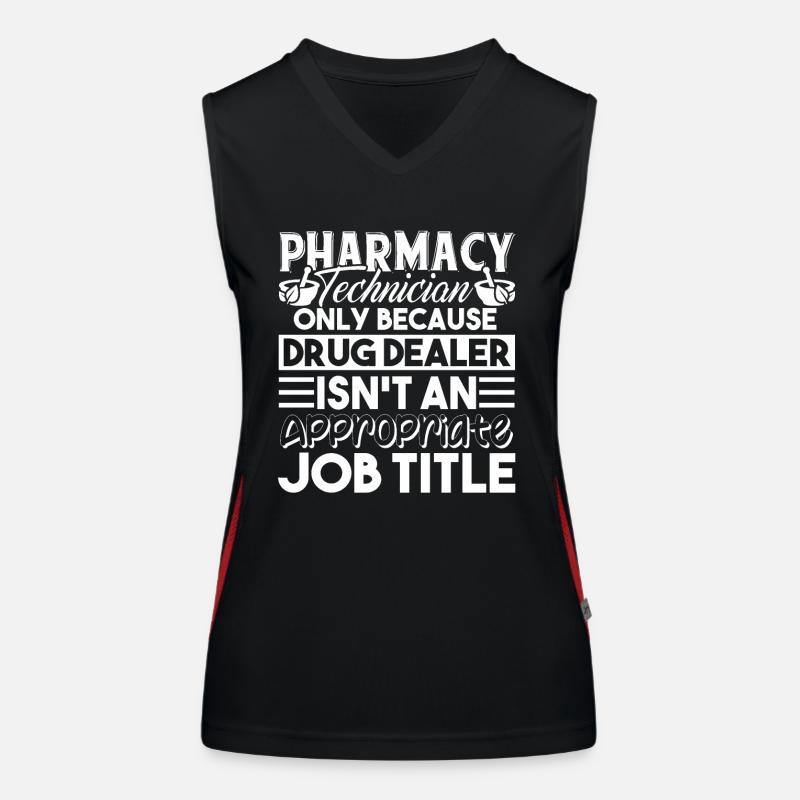 Pharmacy Technician Pharmacy Technician Job Title Women's Functional Contrast Tank Top