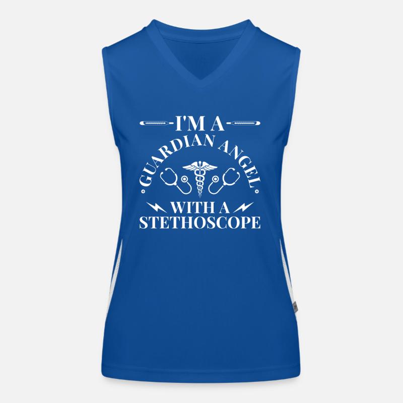 Examinierte Krankenschwester Funktionelles Kontrast-Tank Top für Frauen
