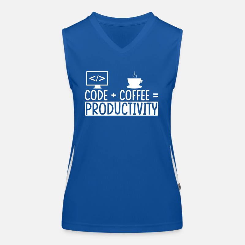 Coder Café Cadeau Débardeur respirant contrasté Femme