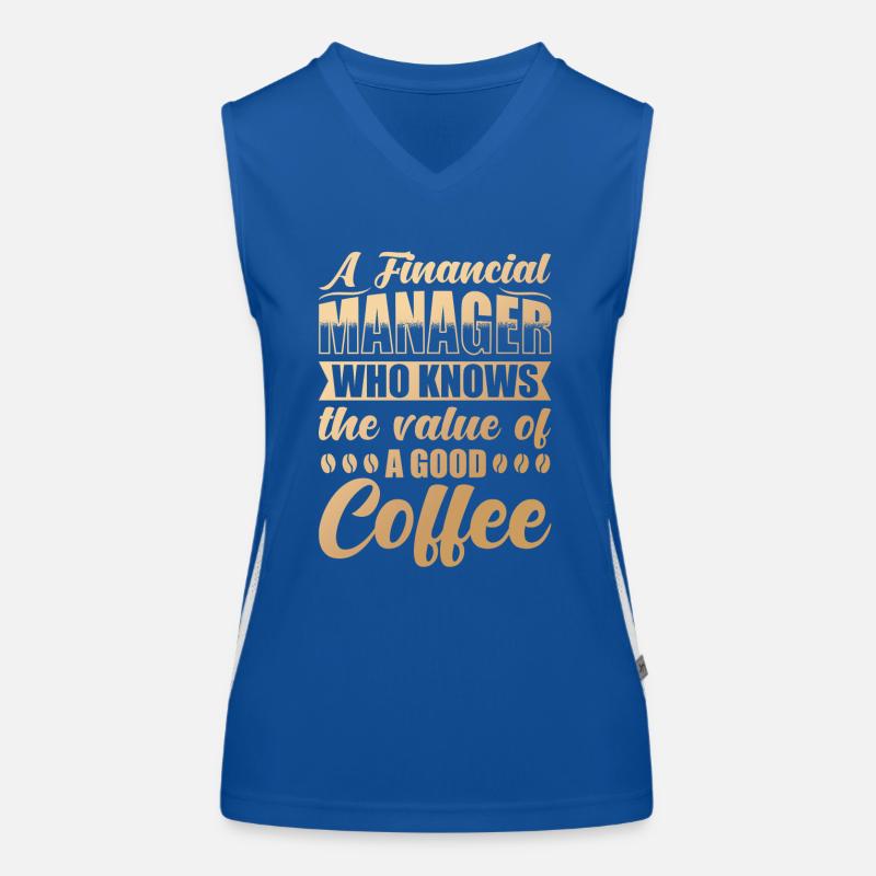 Gift for Finance Managers Women's Functional Contrast Tank Top