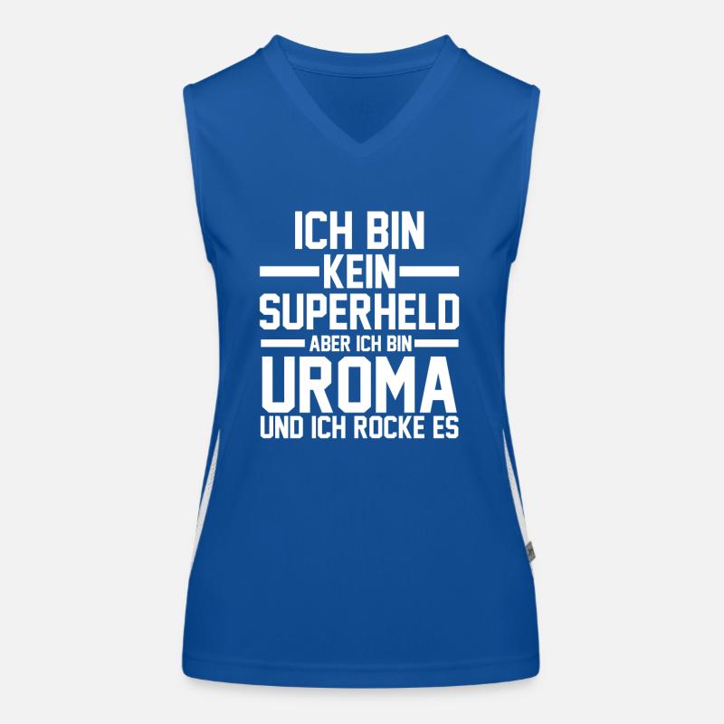 Urgroßmutter Uroma Funktionelles Kontrast-Tank Top für Frauen