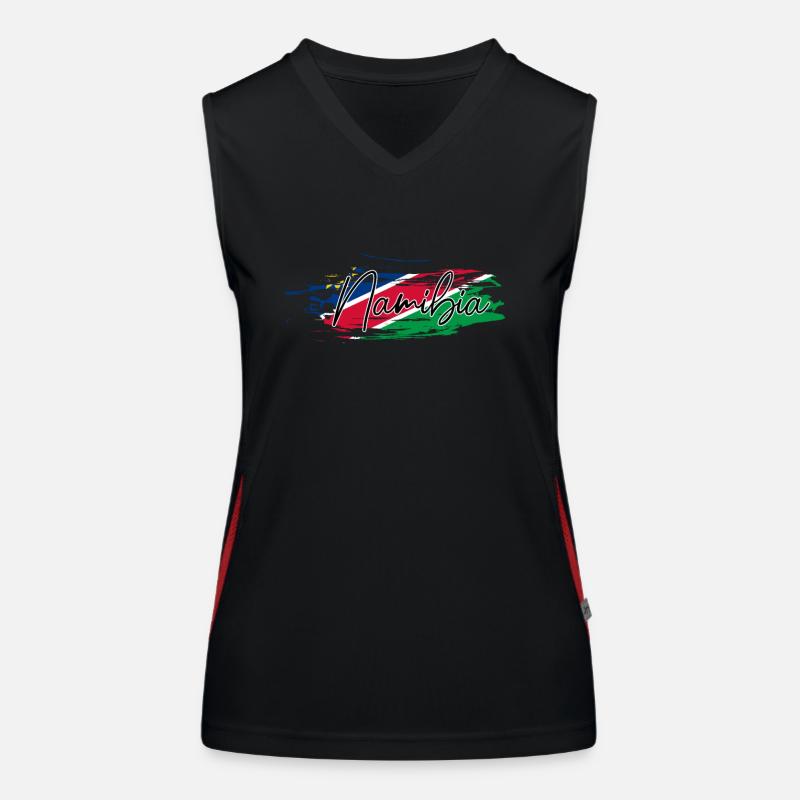 Namibia Women's Functional Contrast Tank Top