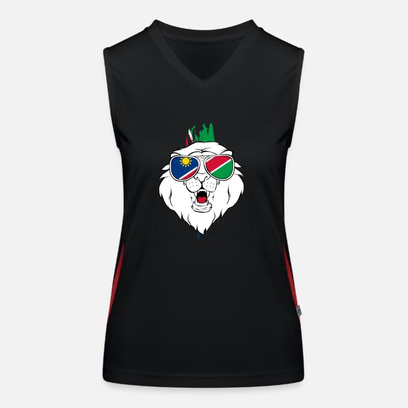 Namibia Funktionelles Kontrast-Tank Top für Frauen